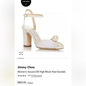 Jimmy Choo women’s Sacaria 85 high block sandal